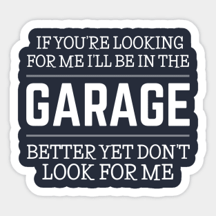 GARAGE Sticker